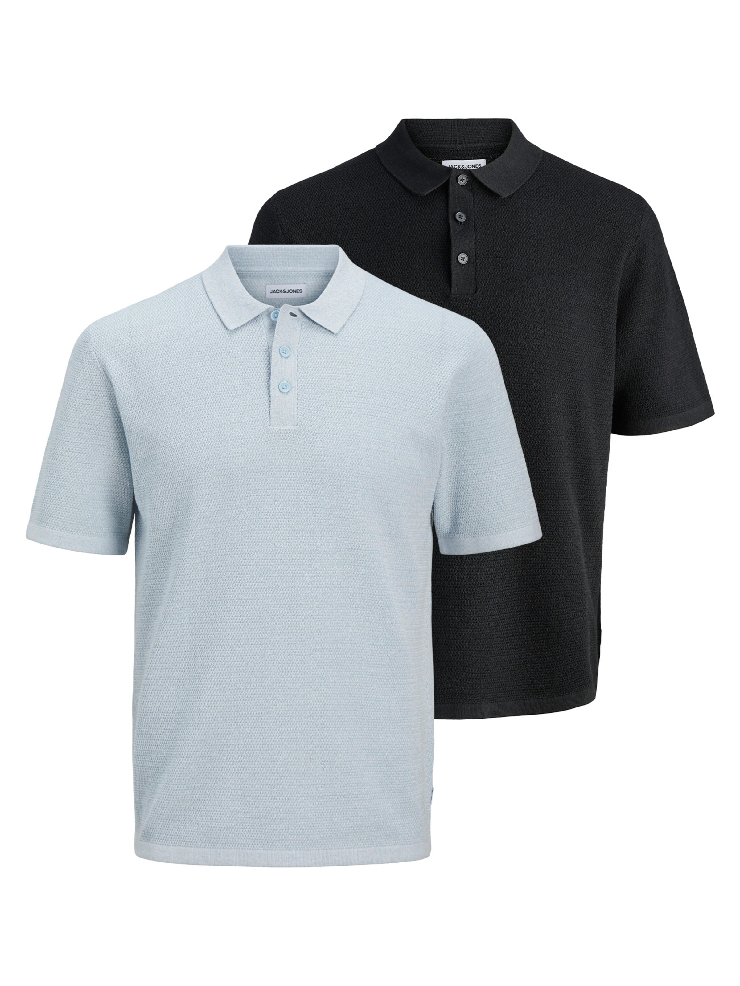 JACK & JONES Shirt 'George' in Zwart: voorkant