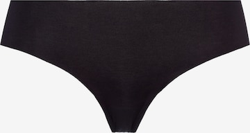 Hanro Panty ' Invisible Cotton ' in Black: front
