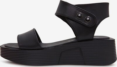 CESARE GASPARI Sandalen in schwarz, Produktansicht