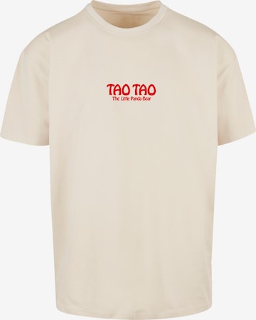 F4NT4STIC Shirt 'Tao Tao Heroes of Childhood' in Beige: front