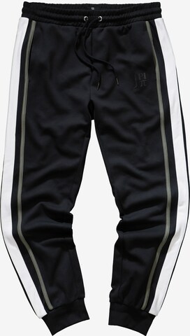 JAY-PI Tapered Pants in Black: front