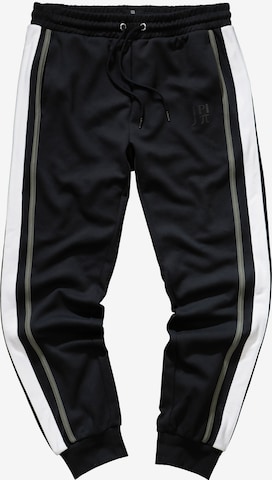 JAY-PI Tapered Broek in Zwart: voorkant