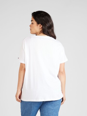 Tommy Hilfiger Curve T-Shirt in Weiß