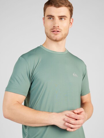 QUIKSILVER Performance shirt 'LAP TIME' in Green