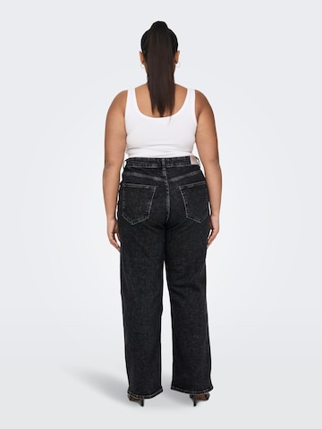 ONLY Carmakoma Wide leg Jeans in Zwart