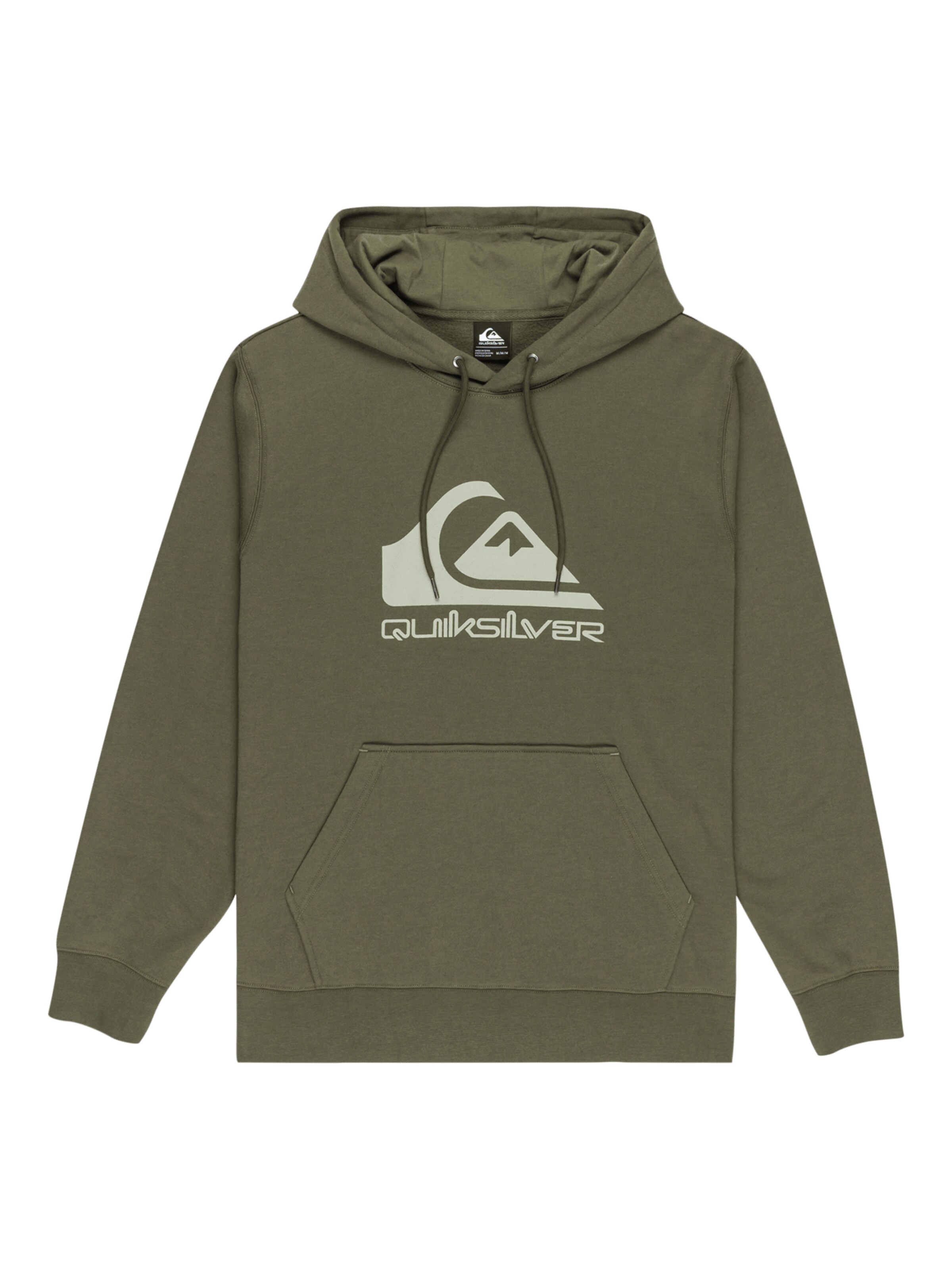 QUIKSILVER Sweatshirt 'Comp Logo' in Braun: Vorderseite