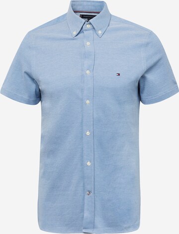 TOMMY HILFIGER Slim fit Overhemd in Blauw: voorkant