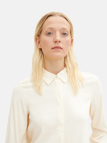 TOM TAILOR Blouse in Beige