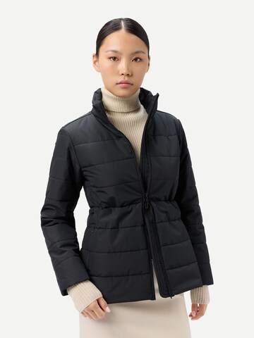 GOBI Cashmere Tussenjas 'Women's CashmereTECH Jacket' in Zwart: voorkant