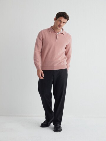 SILK & CASHMERE Knit cardigan in Pink