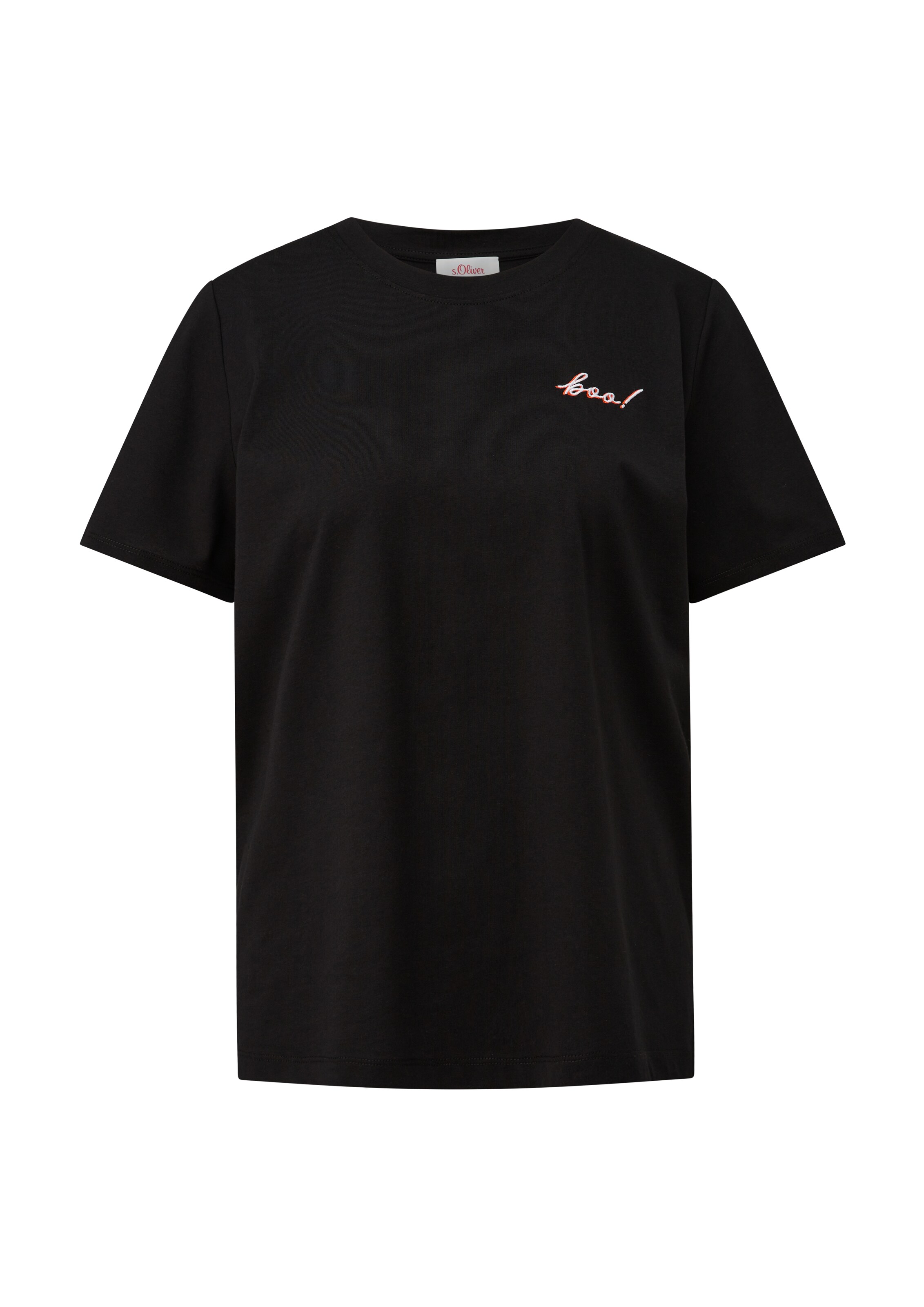 T-shirt s.Oliver en noir : devant