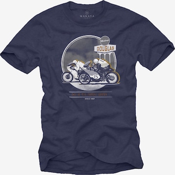 MAKAYA Shirt in Blue: front