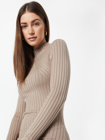 Abercrombie & Fitch Knitted dress in Brown