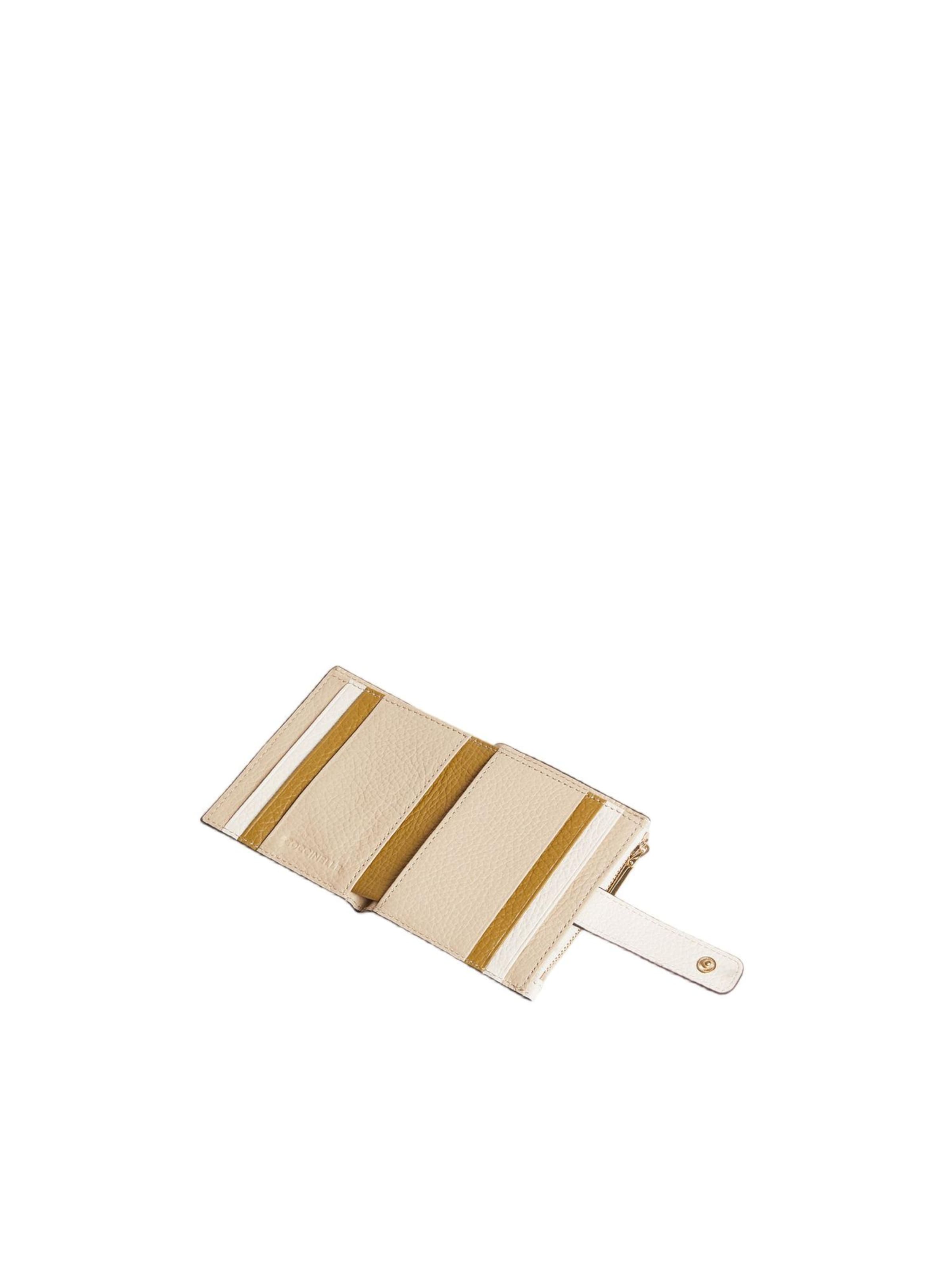 Coccinelle Wallet 'Metallic Medium' in Beige