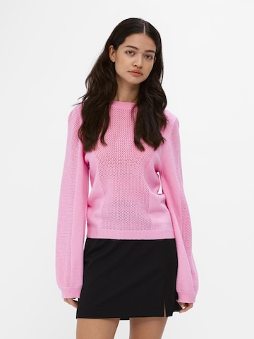 OBJECT Pullover i pink: forside