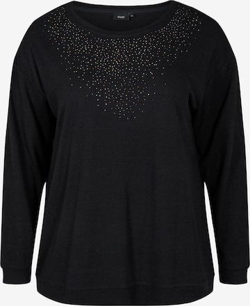 Zizzi Sweater 'VLUCCA' in Black: front