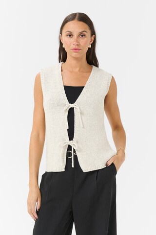 Kaffe Knit cardigan 'Agerdi' in White: front