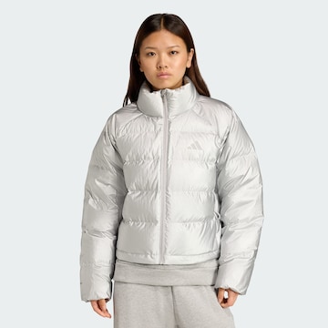 Veste de sport 'Helionic Holiday' ADIDAS SPORTSWEAR en argent : devant