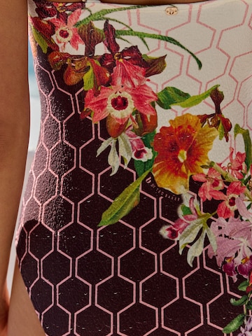 B by Ted Baker Bandeau Badeanzug in Beige