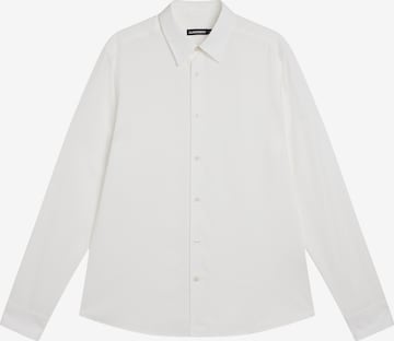 balta J.Lindeberg Priglundantis modelis Marškiniai: priekis