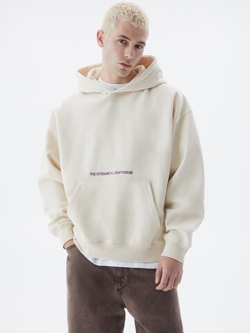 Pull&Bear Sweatshirt in Beige: voorkant