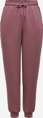 Pantalon de sport ONLY PLAY en rouge : devant