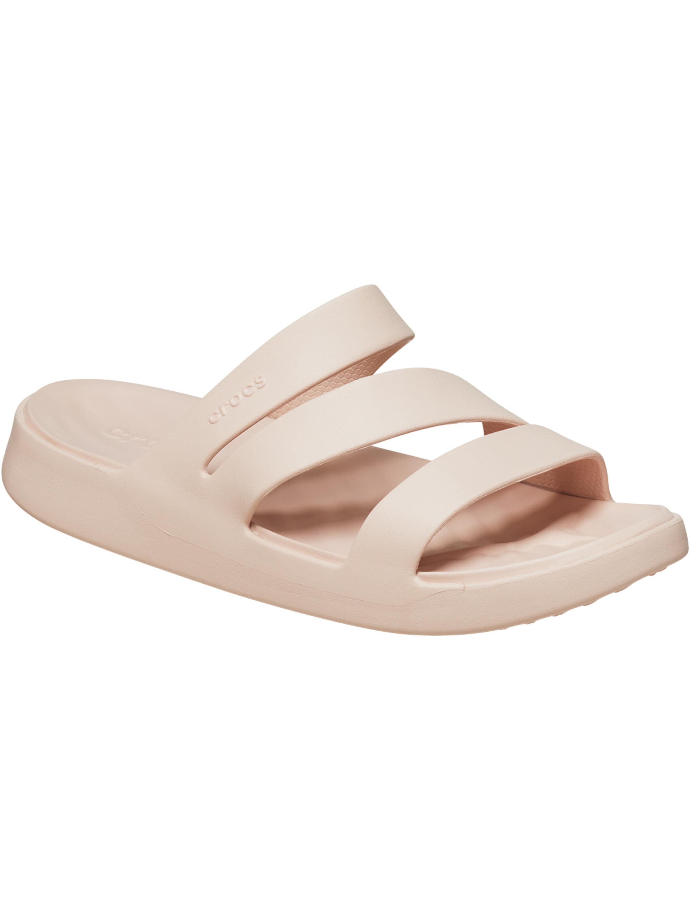 Crocs Mules 'Clog Getaway Strappy' in Pink: front