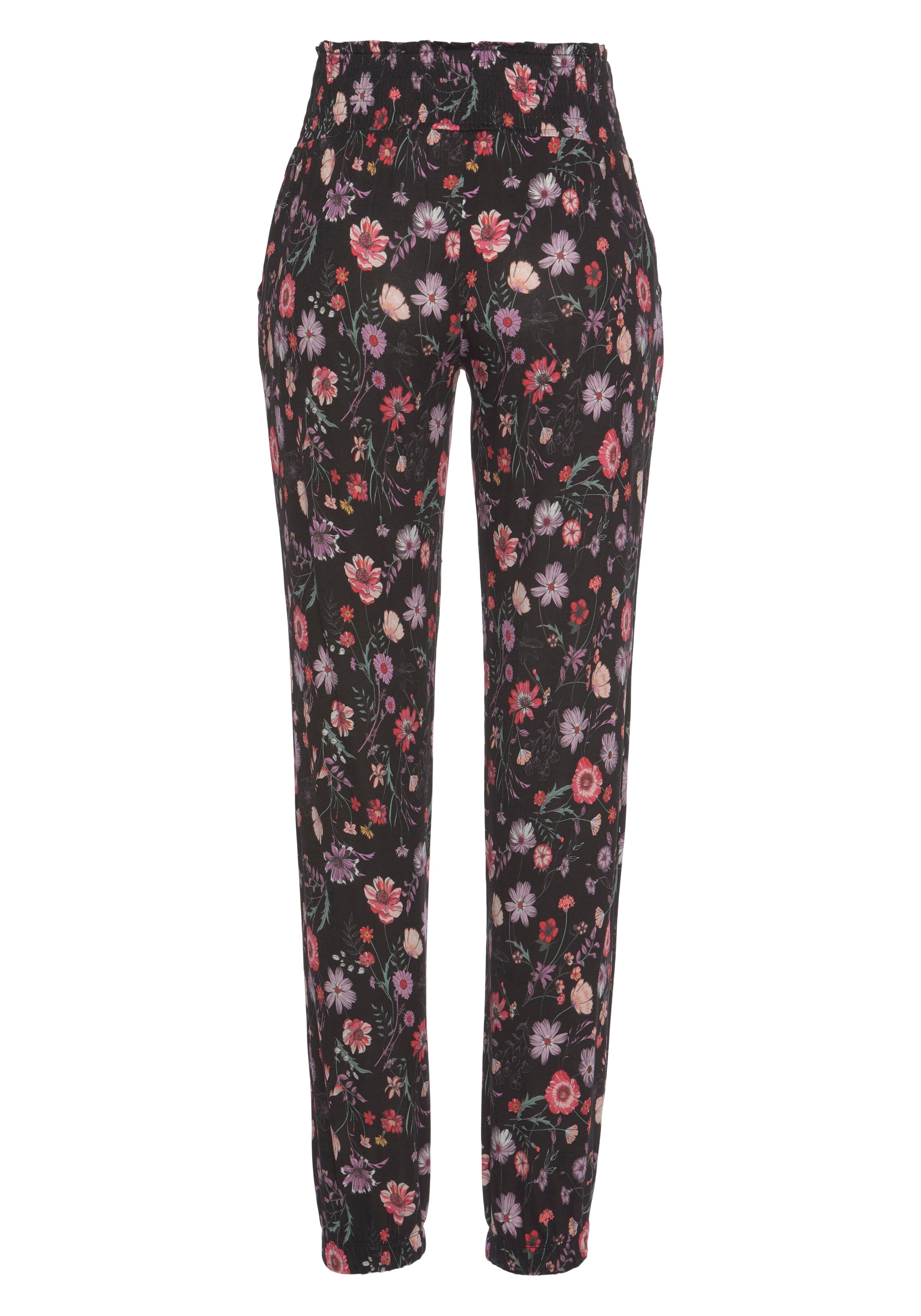 LASCANA Tapered Nadrág - fekete