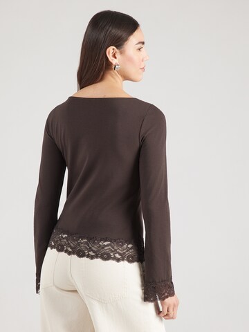ONLY Shirt 'ONLLIVE LOVE' in Brown