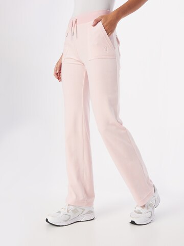 Juicy Couture Normální Kalhoty 'DEL RAY' – pink: přední strana