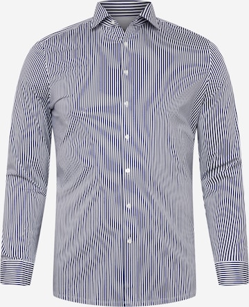 OLYMP - Ajuste regular Camisa en azul: frente