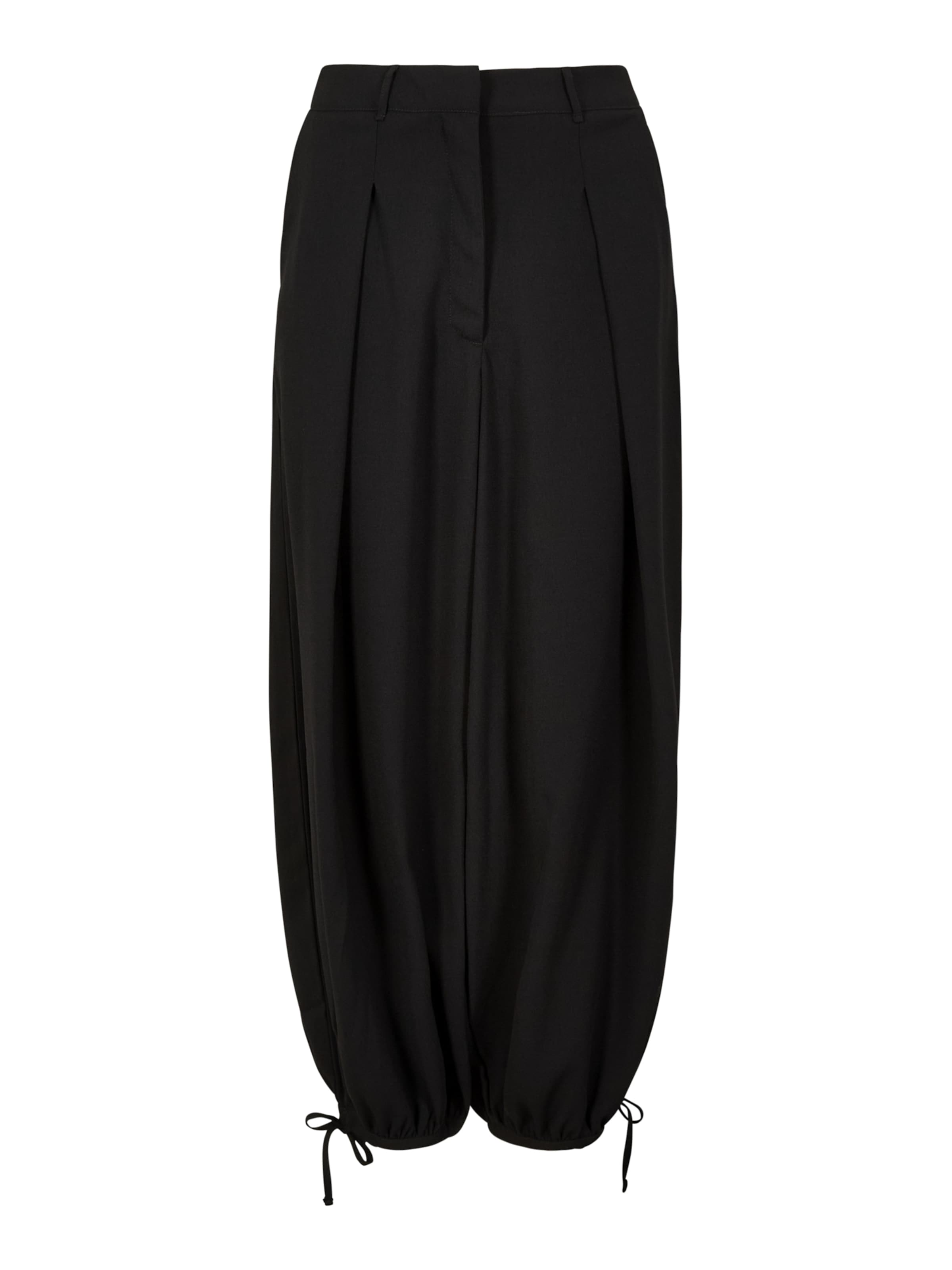 Loosefit Pantalon ' ' Apricot en noir : devant