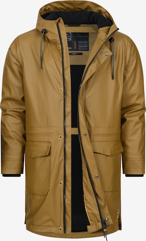 Manteau mi-saison 'Tommy' INDICODE JEANS en marron : devant