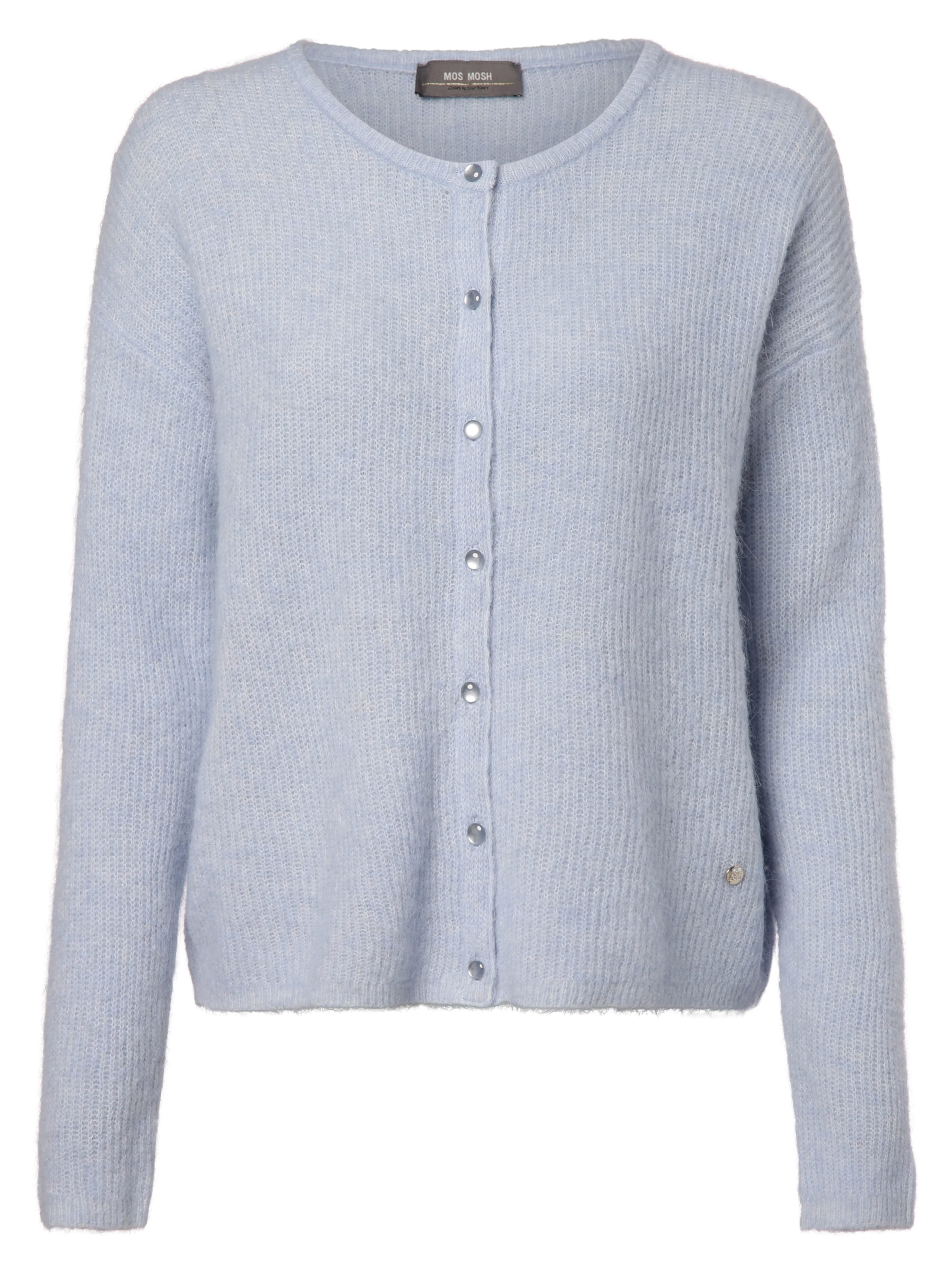 MOS MOSH Strickjacke 'MMAlmine' in Blau: Vorderseite