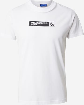 KARL LAGERFELD JEANS T-Shirt in Weiß: Vorderseite