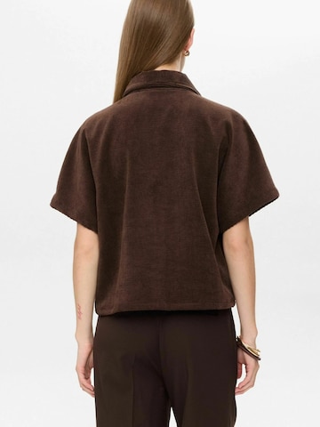 NÜMPH Bluse 'NUTHEA' i brun