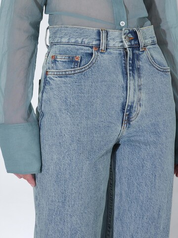 Dr. Denim Regular Jeans 'Echo High Straight - Jeans'‌ in Blau