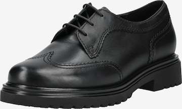 GABOR Veterschoen in Zwart: voorkant