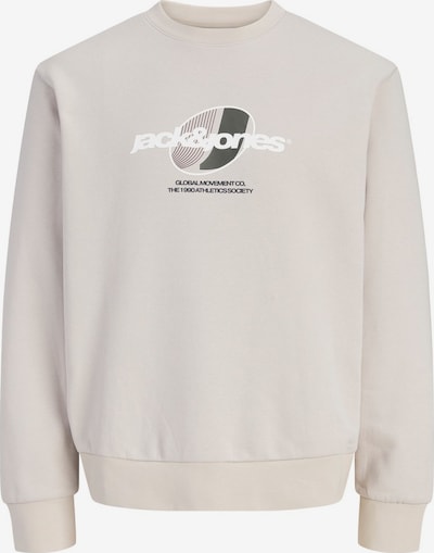 XS dydžio Megztinis be užsegimo 'JCOCLUB' iš JACK & JONES, spalva – pilka / antracito spalva / balta, Prekių apžvalga