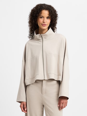 DRYKORN Sweatjacke in Beige: Vorderseite