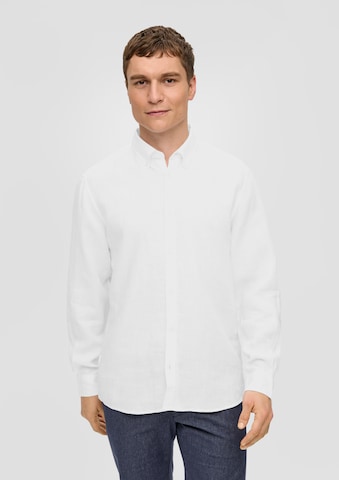 s.Oliver Regular fit Overhemd in Wit: voorkant