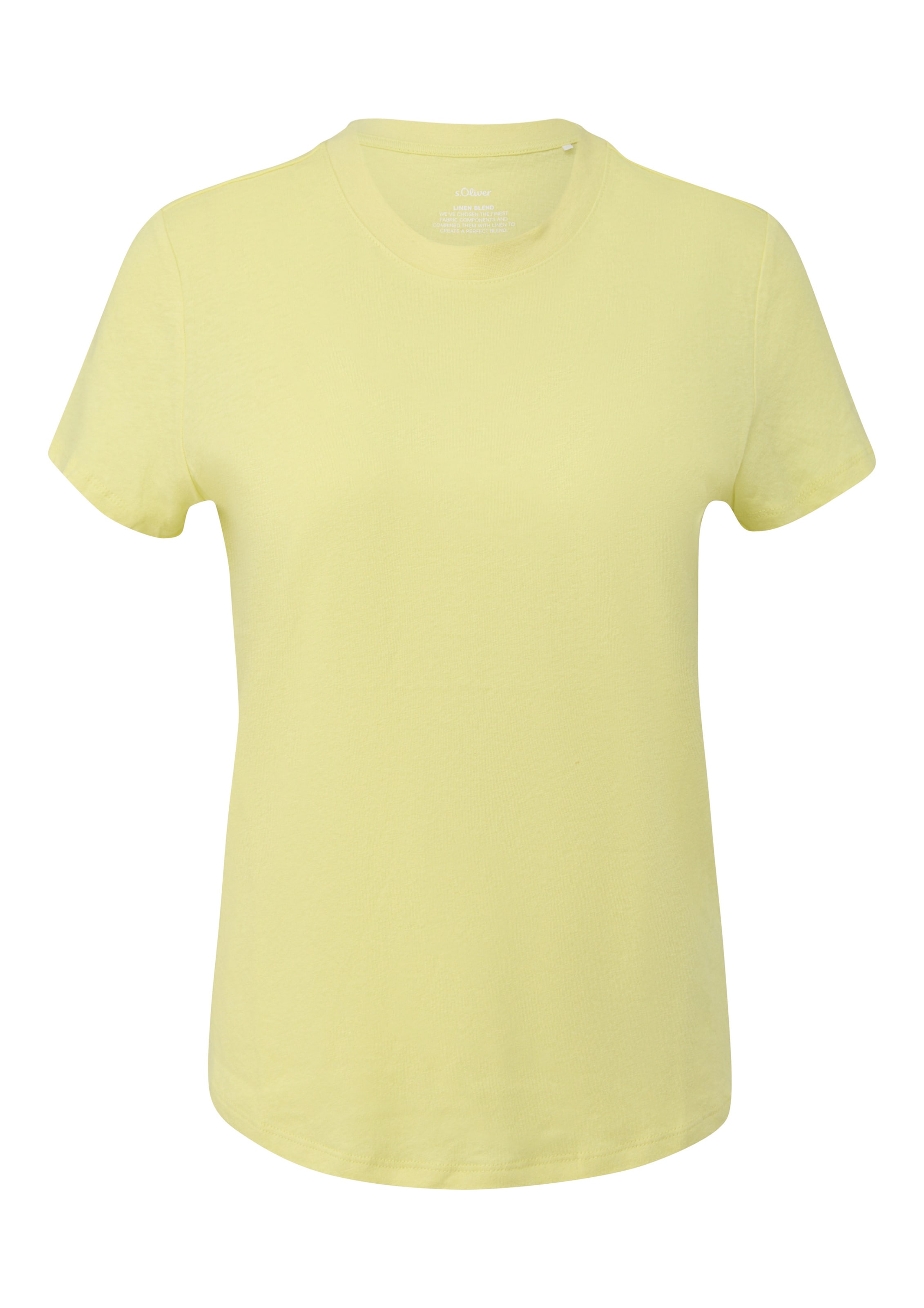 T-shirt s.Oliver en jaune : devant