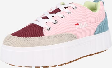 FILA - Zapatillas deportivas bajas en marrón: frente