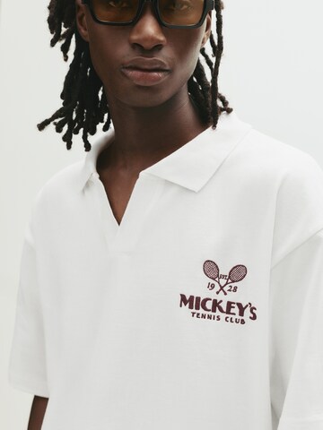 Pull&Bear Majica 'MICKEY' | bela barva
