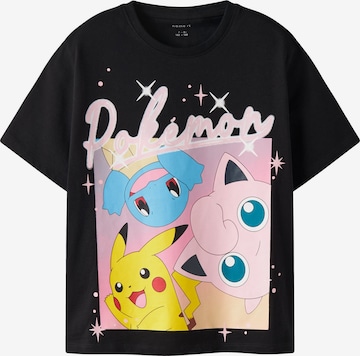 NAME IT - Camiseta 'Pokémon Oberteil' en negro: frente