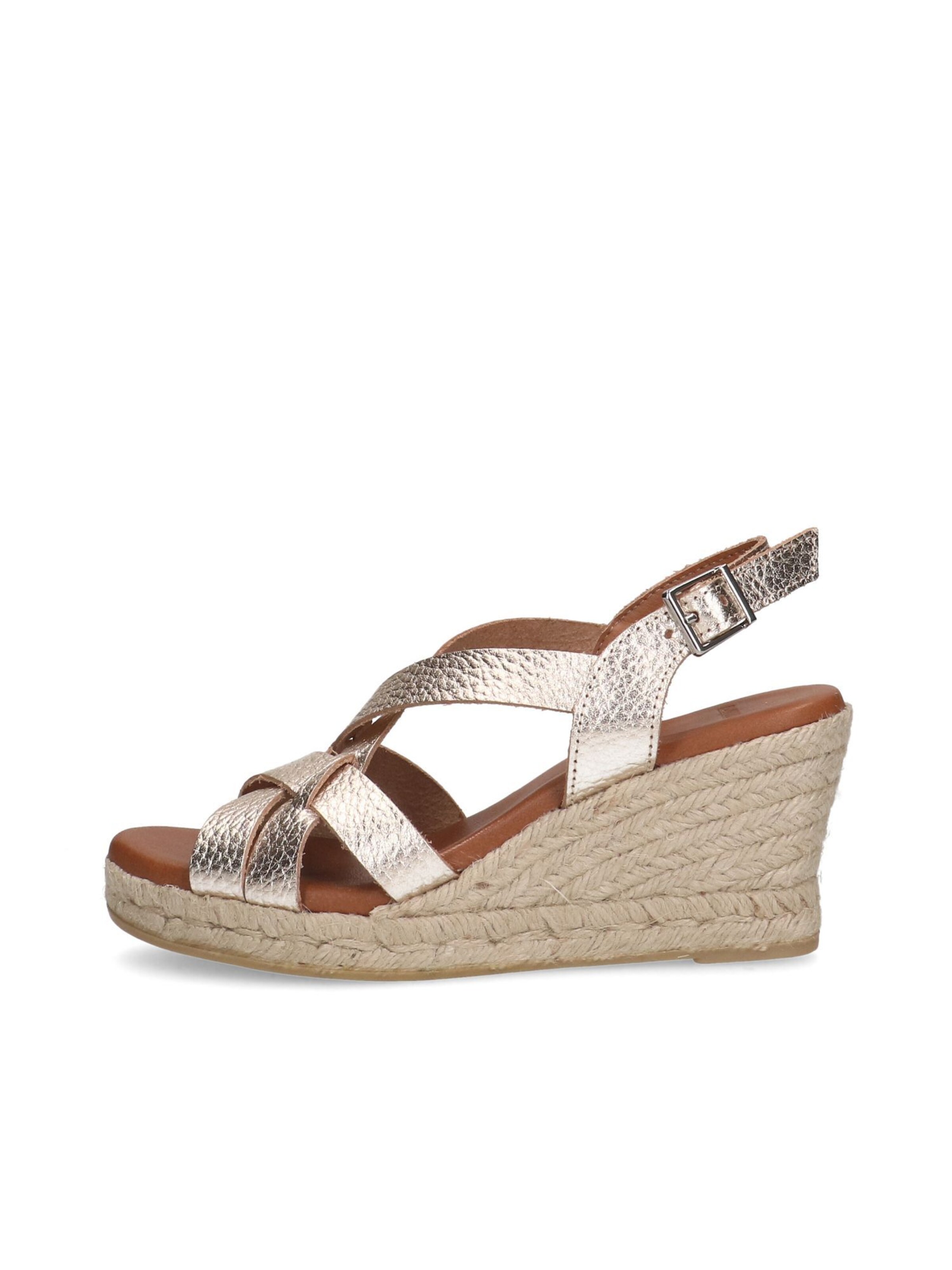 Sandales MANFIELD en or