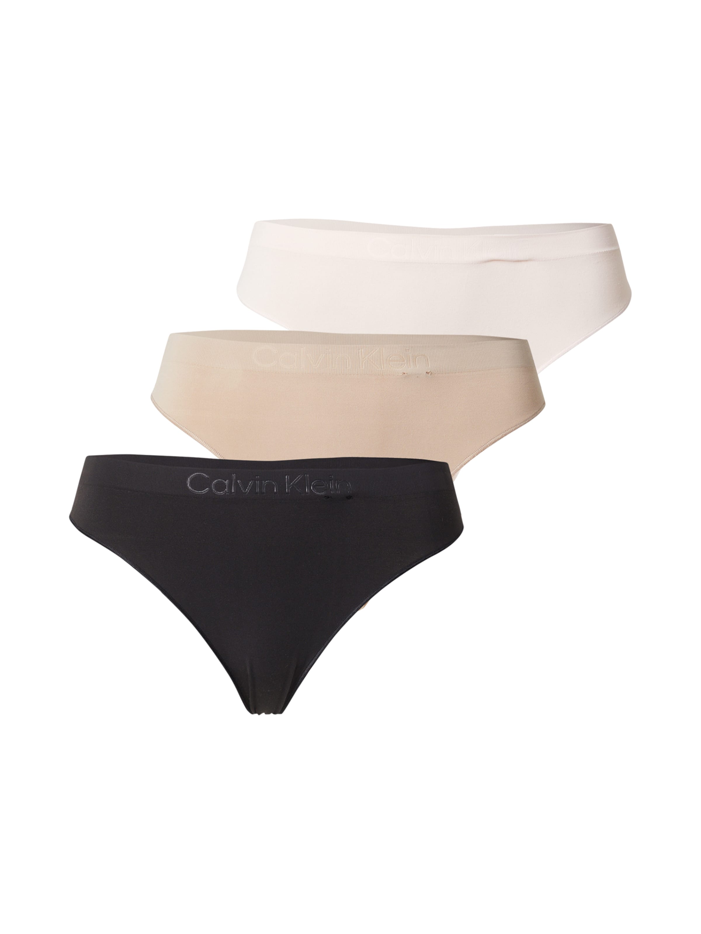 Calvin Klein Underwear Tangá - Béžová: predná strana