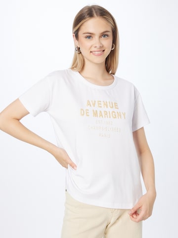 MORE & MORE - Camiseta talla grande en blanco: frente