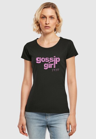 ABSOLUTE CULT T-Shirt 'Gossip Girl - Swirl' in Schwarz: predná strana