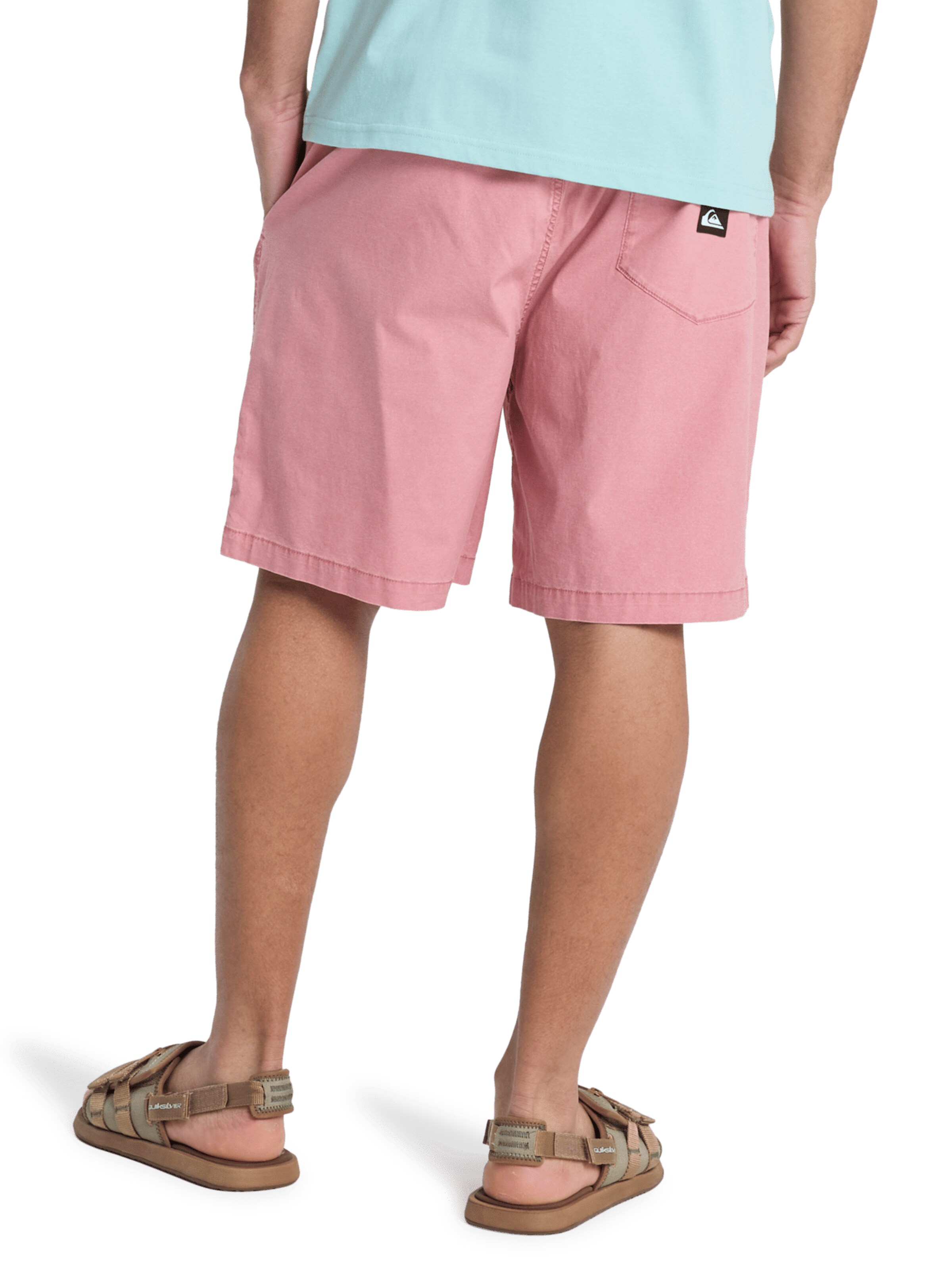 QUIKSILVER Loose fit Workout Pants 'Taxer' in Pink
